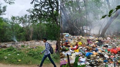 Poorly managed solid waste inside the OU campus threatens it's biodiversity.