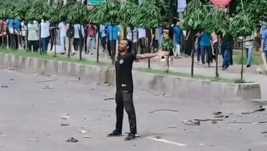 student protester Abu Sayeed