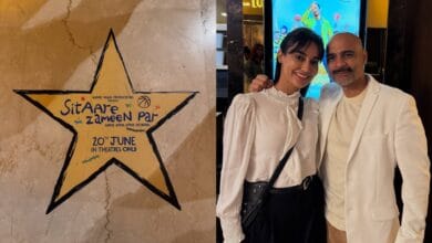 Surbhi Jyoti at Aamir Khan’s ‘Sitaare Zameen Par’ premiere