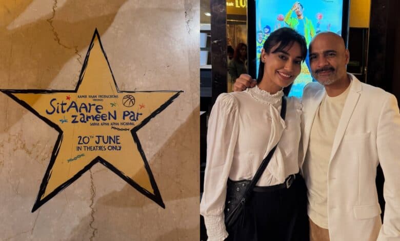 Surbhi Jyoti at Aamir Khan’s ‘Sitaare Zameen Par’ premiere
