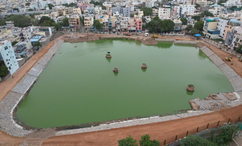 Batukamma Kunta lake restored