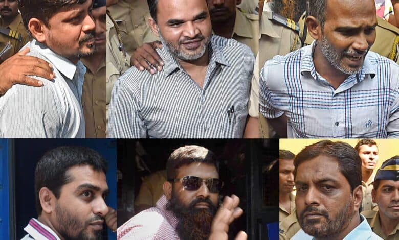_Accused persons in 711, 2006 serial train blasts being taken to the Sessions court