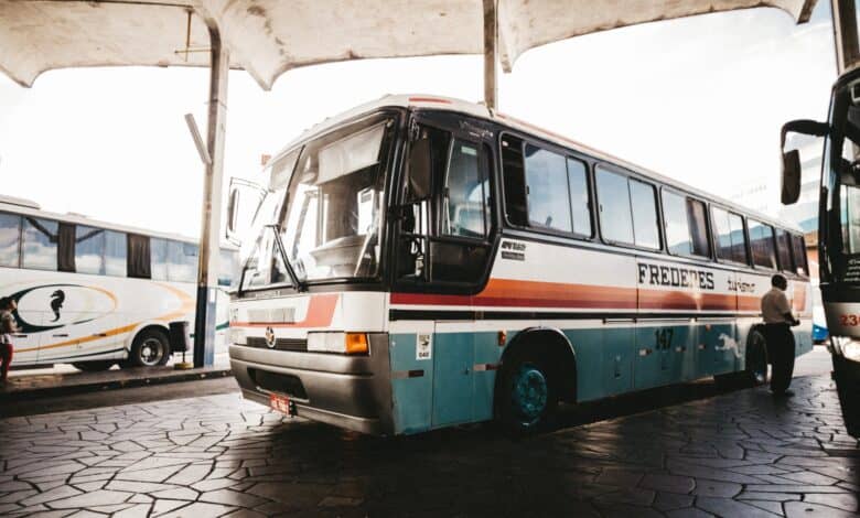 Photo of a bus at a bus station for a story on accident in Hyderabad