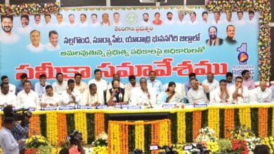 Image of Telangana minister Uttam Kumar Reddy.