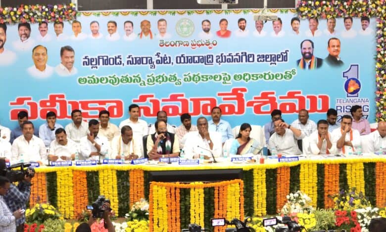 Image of Telangana minister Uttam Kumar Reddy.