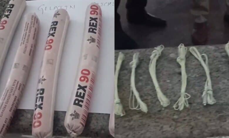 Gelatin sticks and detonators found near Bengaluru bus stand