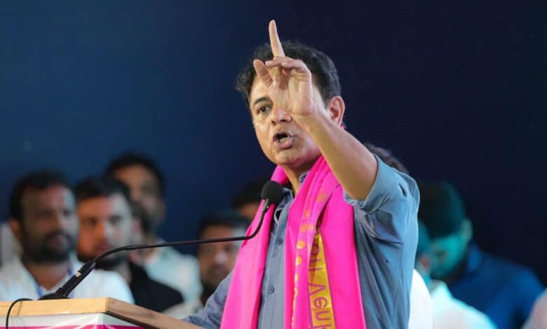 Image of BRS working president KTR