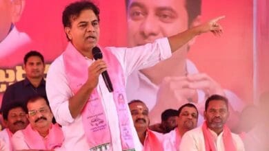 Image of BRS working president KTR