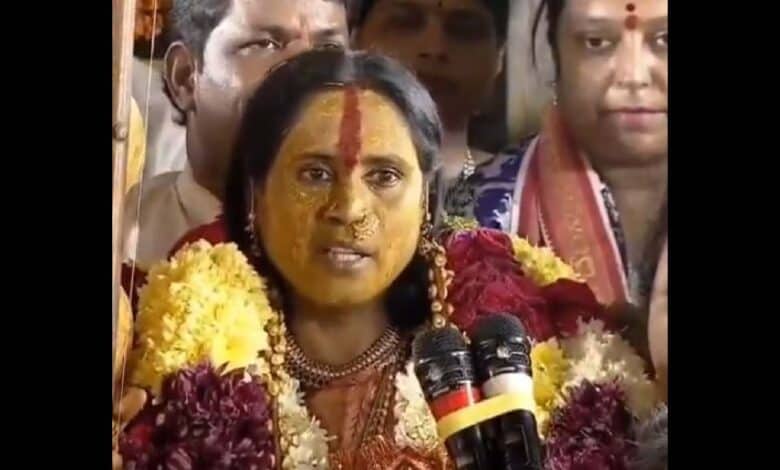 Oracle at Mahankali Temple in Hyderabad