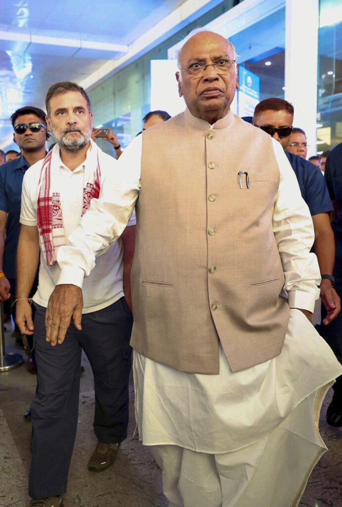 Rahul Gandhi, Kharge in Guwahati