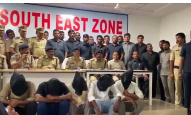 Police arrest five of six accused in the murder of CPI leader in Shalivahana Nagar on July 15.