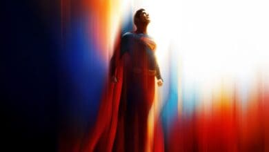 Image of poster from the movie Superman (2025)