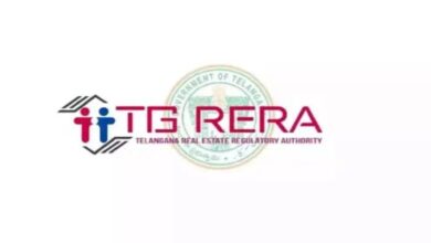 Image of TGRERA logo. Hyderabad: TGRERA suspends real estate project in Gandipet
