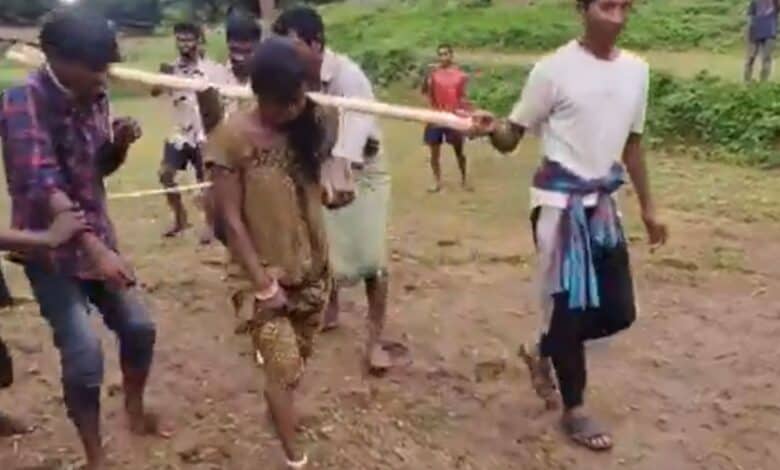 Video: Tribal couple forced to plough field for defying marriage norms