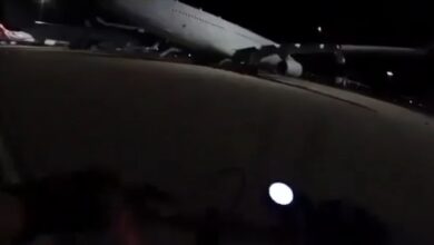 Pro-Palestinian protesters vandalised two Royal Air Force planes