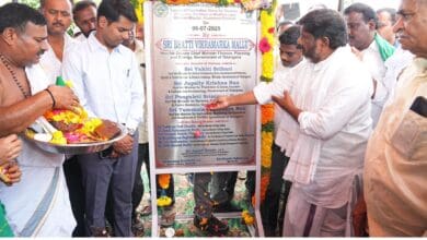 Telangana Deputy CM launched development project sin Khammam