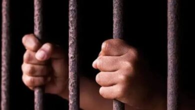 An image of a jailed person used for representational purpose