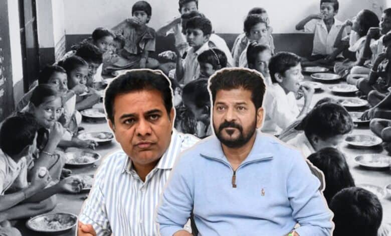 BRS leader KTR slammed the Telangana CM Revanth Reddy over a high rise of food poisoning cases in the state