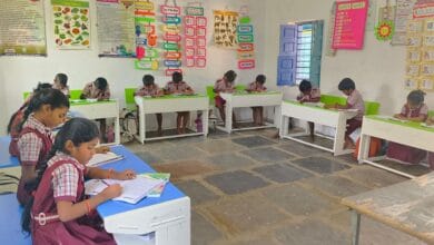 A government school in Jangaon adopts U shaped seating