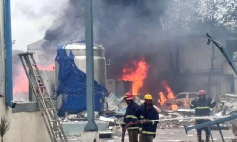 Blast at a factory in Telangana