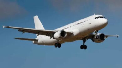 A representational image of a plane