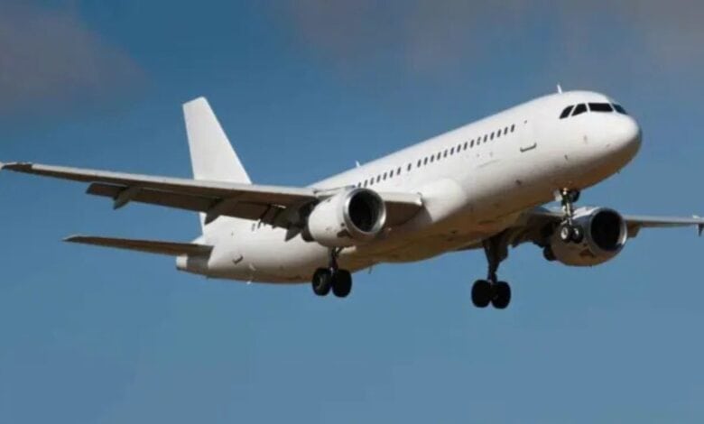A representational image of a plane