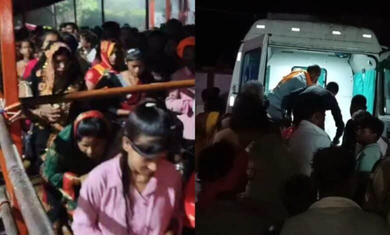 Devotees rushed to hospital after stampede in UP