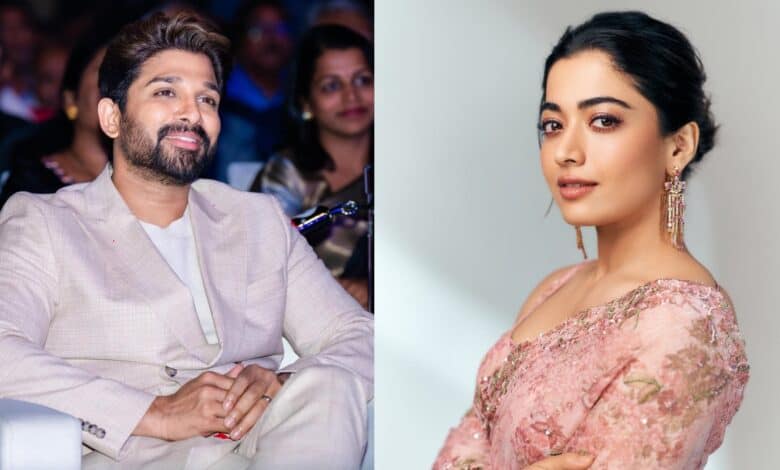 Allu Arjun and Rashmika Mandanna