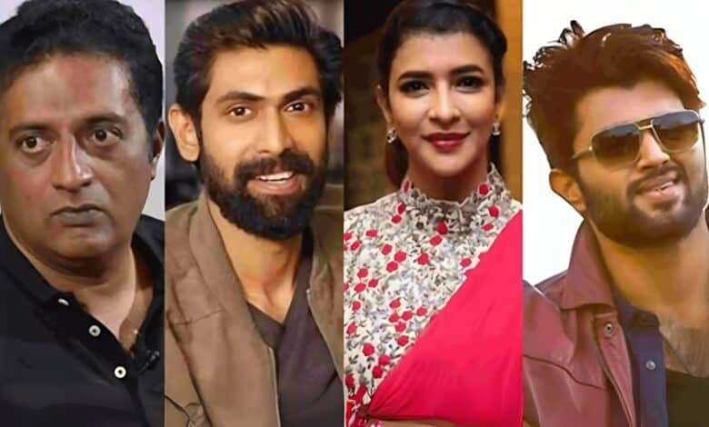 Prakash Raj, Rana Daggubati, Manchu Lakshmi and Vijay Devarakonda