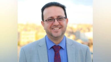 The image of Dr Marwan Sultan, director of the Indonesian Hospital in northern Gaza.