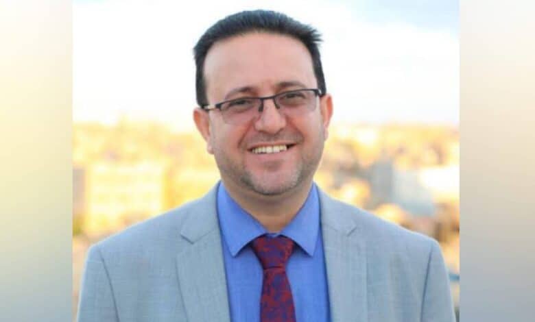 The image of Dr Marwan Sultan, director of the Indonesian Hospital in northern Gaza.