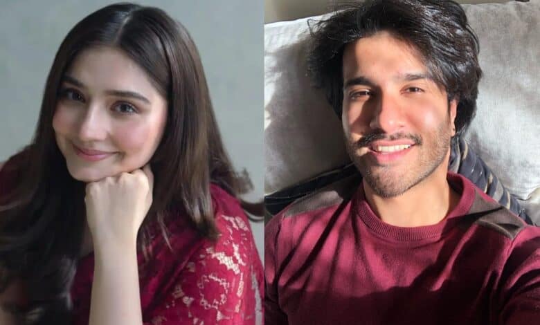 Durefishan Saleem and Feroze Khan