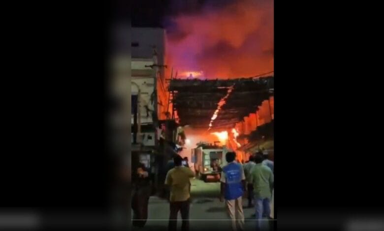 Fire in Tirupati
