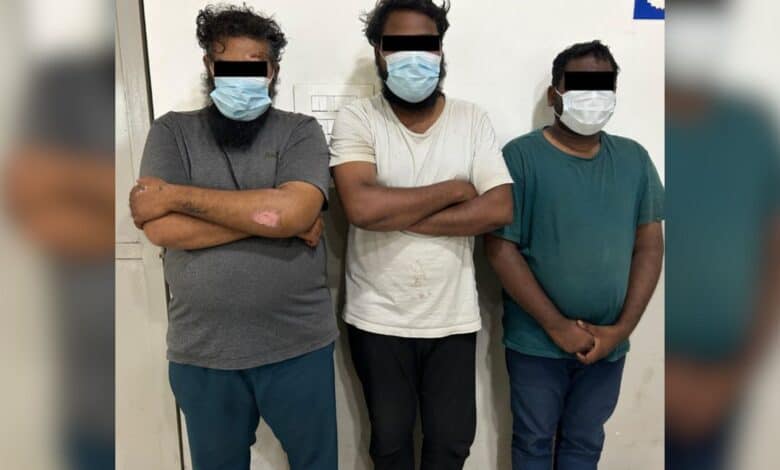 Three interstate ganja transporters held by Bandlguda police, ganja worth Rs 3.9 lakh seized