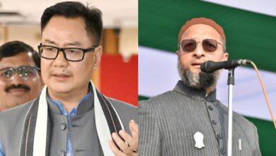 Kiren Rijiju and Asaduddin Owaisi