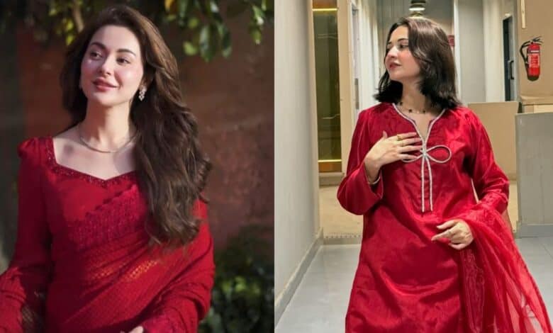 Hania Aamir and Bushra Memon