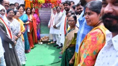 Foundation stones laid for development works in Jubilee Hills