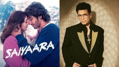 Saiyaara movie stars and Karan Johar