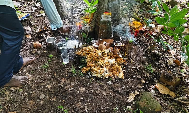 Temple priest pulled up by Telangana endowments officials after finding liquor bottles in Shiva temple in Bhadradri-Kothagudem district.