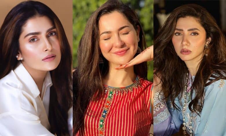 Ayeza Khan, Hania Aamir and Mahira Khan