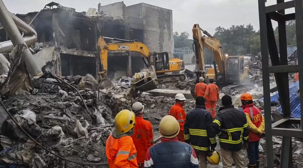 Telangana pharma plant explosion: CM visits the site