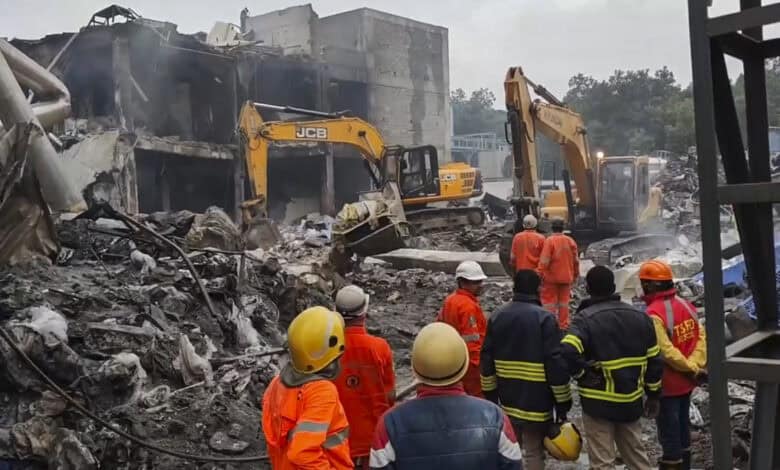 Telangana pharma plant explosion: CM visits the site