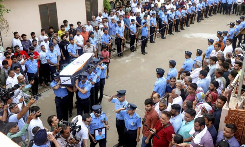 Rajathan IAF plane crash: Funeral of Sqn Ldr Lokender in Rohtak