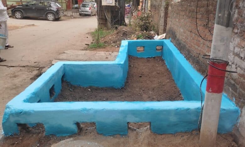 The Hyderabad water board created a rainwater harvesting pit amid delayed monsoons