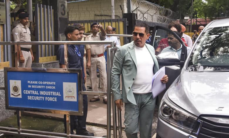 Robert Vadra appears before ED in Sanjay Bhandari case