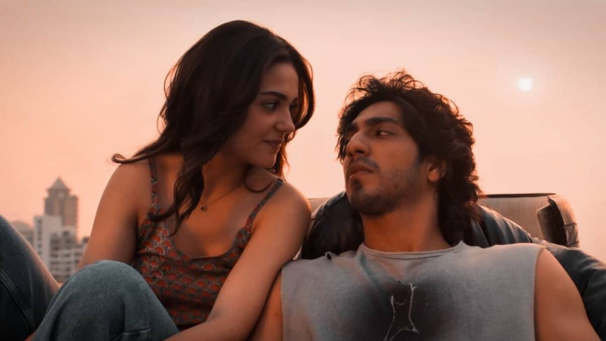 Aneet Padda and Ahaan Panday from Saiyaara