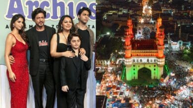 Shah Rukh Khan and his family