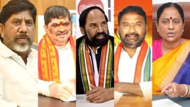 Telangana ministers in New Delhi