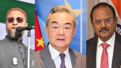Chinese foreign minister Wang Yi and India NSA Ajit Doval