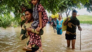 BSF troops in Ferozepur, carried out flood rescue operations